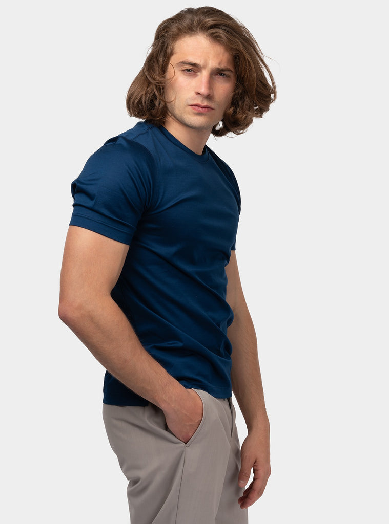 immagine-2-gran-sasso-t-shirt-in-filo-di-scozia-blu-maglia-uomo-6013374002-pe24-596