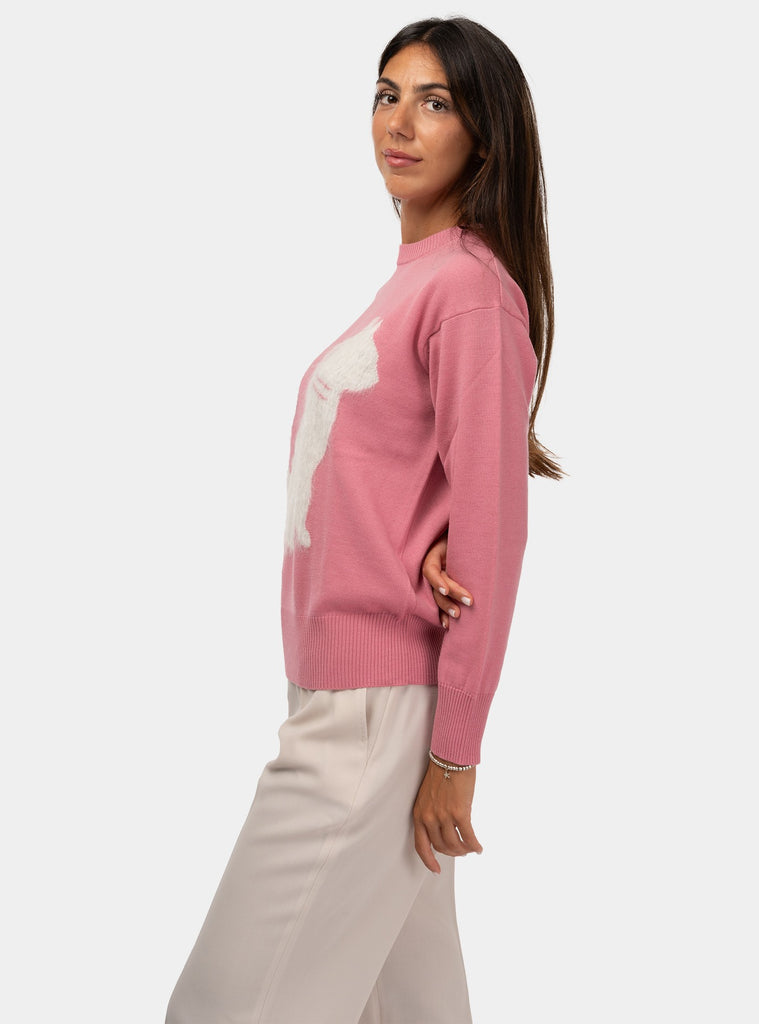 immagine-2-max-mara-studio-maglia-in-lana-vergine-maglia-donna-hot001-rosa