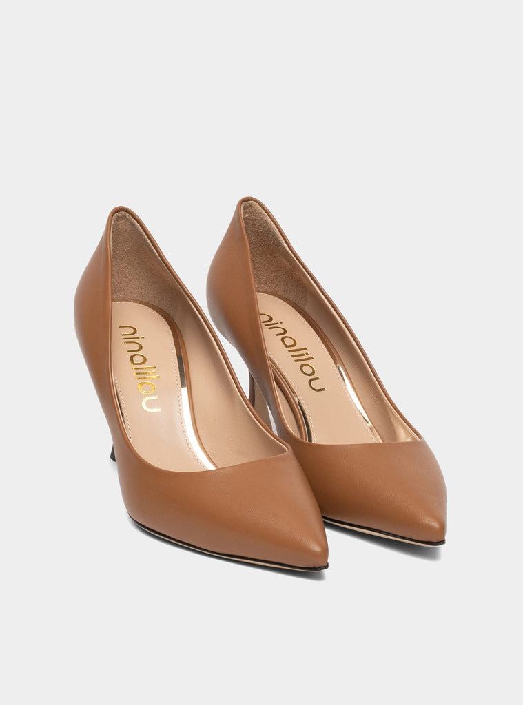 immagine-2-ninalilou-decollete-mya755-nappa-cuoio-scarpe-donna-342568m7cuoio