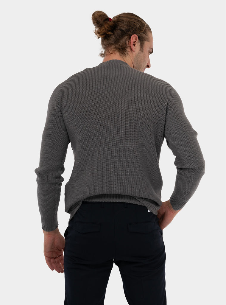 immagine-3-gran-sasso-girocollo-rain-wool-a-coste-grigio-scuro-maglia-uomo-2411624601-065grigio