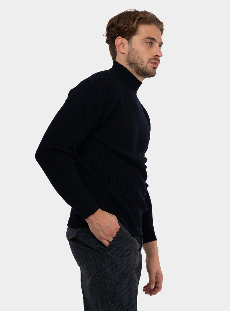 immagine-3-gran-sasso-lupo-in-rainwool-blu-maglia-uomo-2411824601-598blu