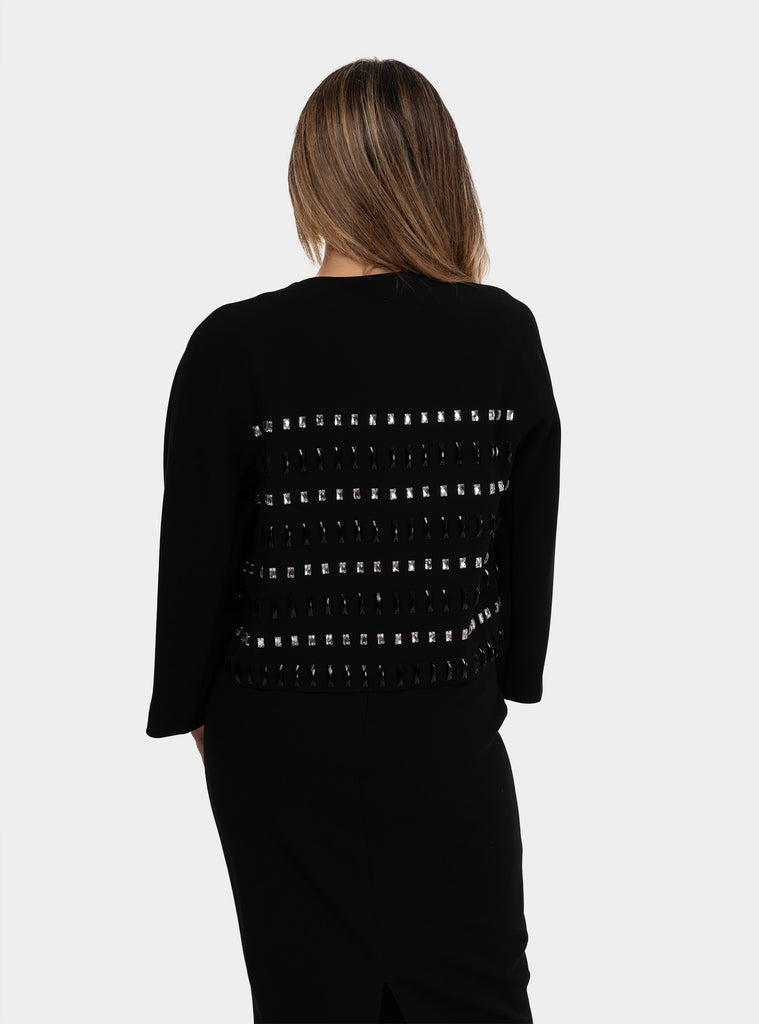 immagine-3-max-mara-studio-giacca-con-applicazioni-nero-giacca-donna-manto-003nero