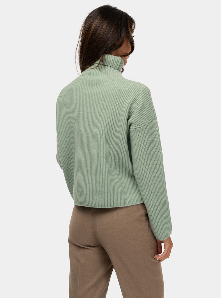 immagine-3-max-mara-studio-maglione-in-misto-cachemire-collo-alto-maglia-donna-golia004-verde