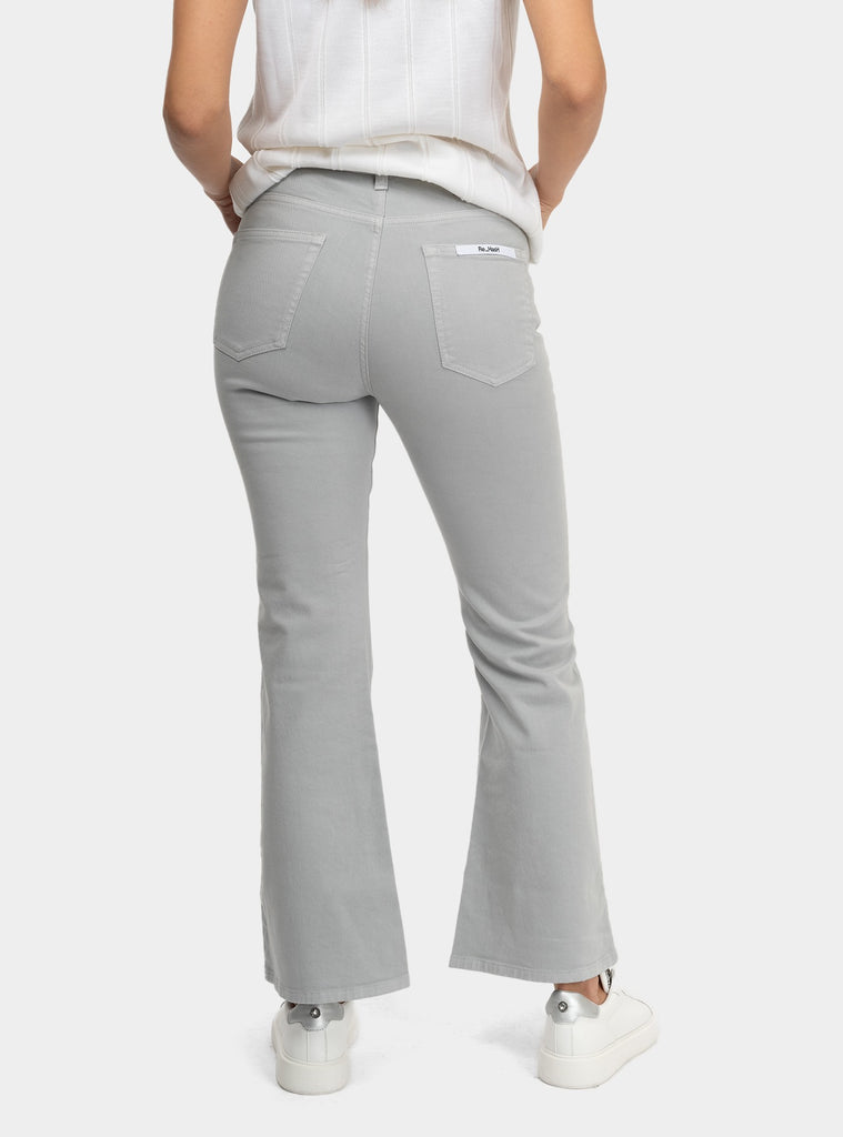 immagine-3-re-hash-pantalone-dakota-cinque-tasche-bootcut-polvere-pantalone-donna-p4300a642-4067polvere