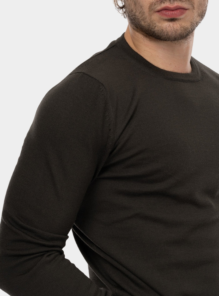 immagine-4-gran-sasso-girocollo-tubolare-athleisure-verde-maglia-uomo-5712914820-488verde