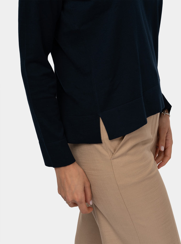 immagine-4-gran-sasso-maglia-rasata-scollo-a-v-blu-maglia-donna-5729114005-598