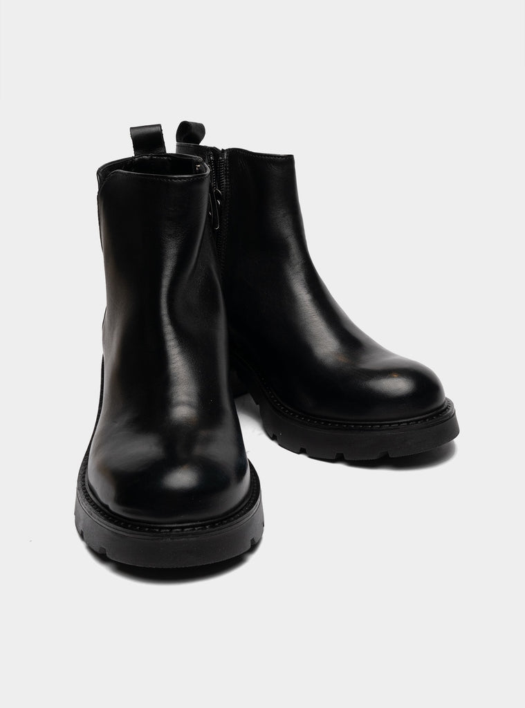 immagine-4-kobra-stivaletto-in-pelle-nero-stivaletti-8211-nero