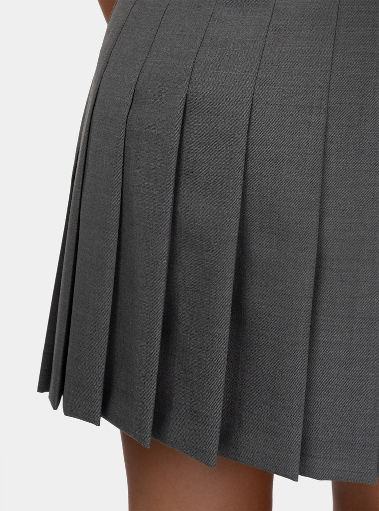 immagine-4-max-mara-studio-gonna-a-pieghe-in-gabardina-gonna-angel-003grigio