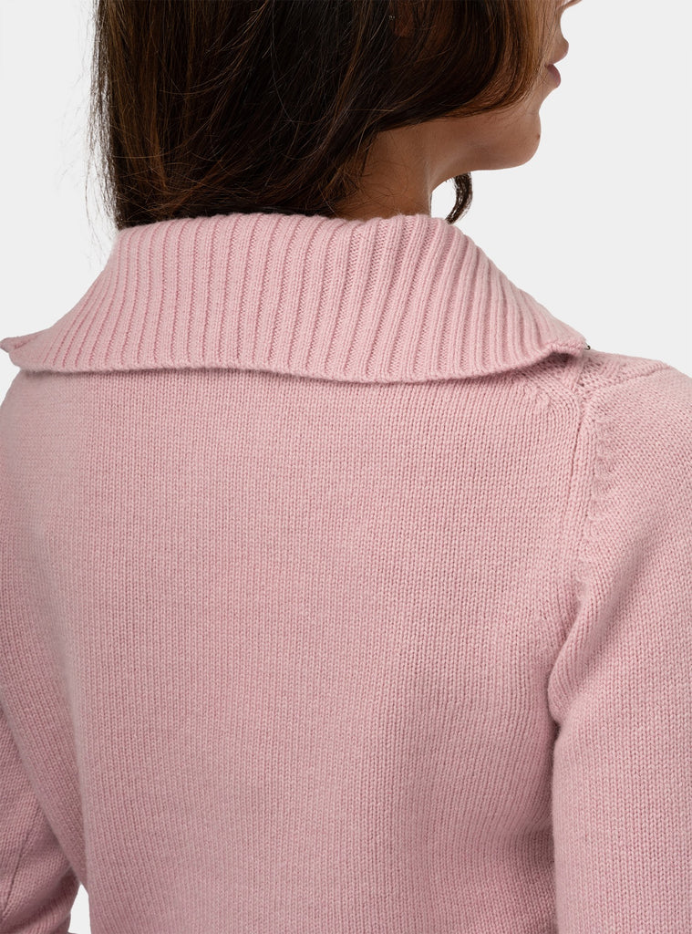 immagine-4-max-mara-studio-maglia-in-misto-cachemire-con-zip-maglia-donna-etra003-rosa