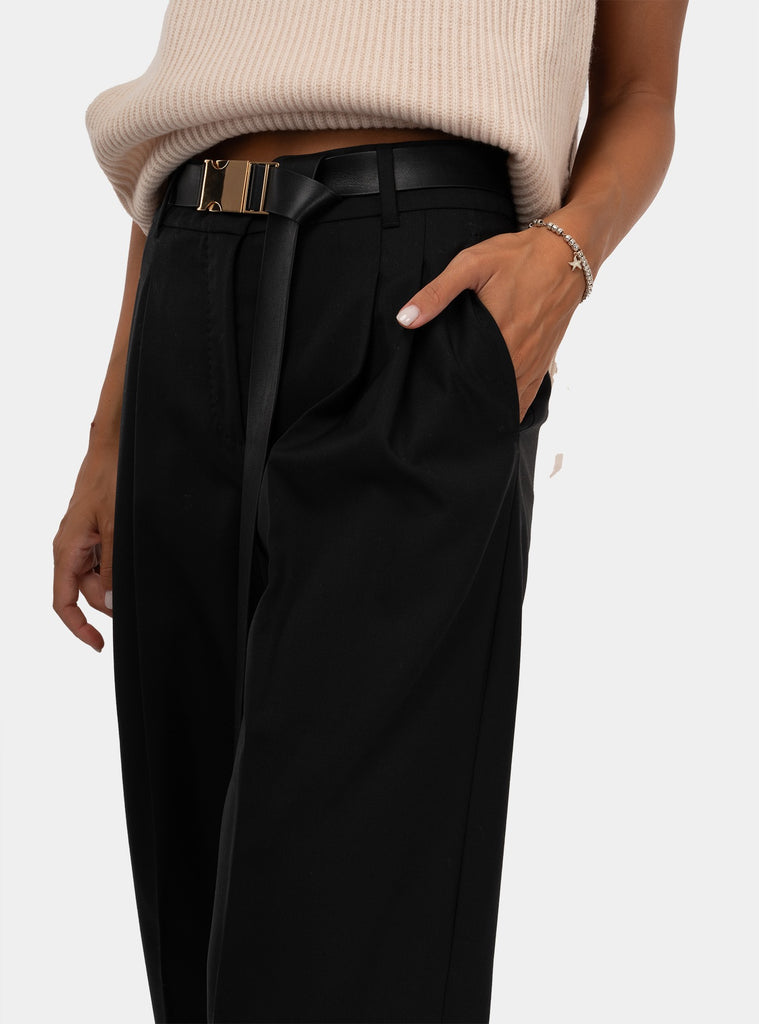 immagine-4-max-mara-studio-pantalone-in-gabardina-di-lana-pantalone-donna-juanita-006nero