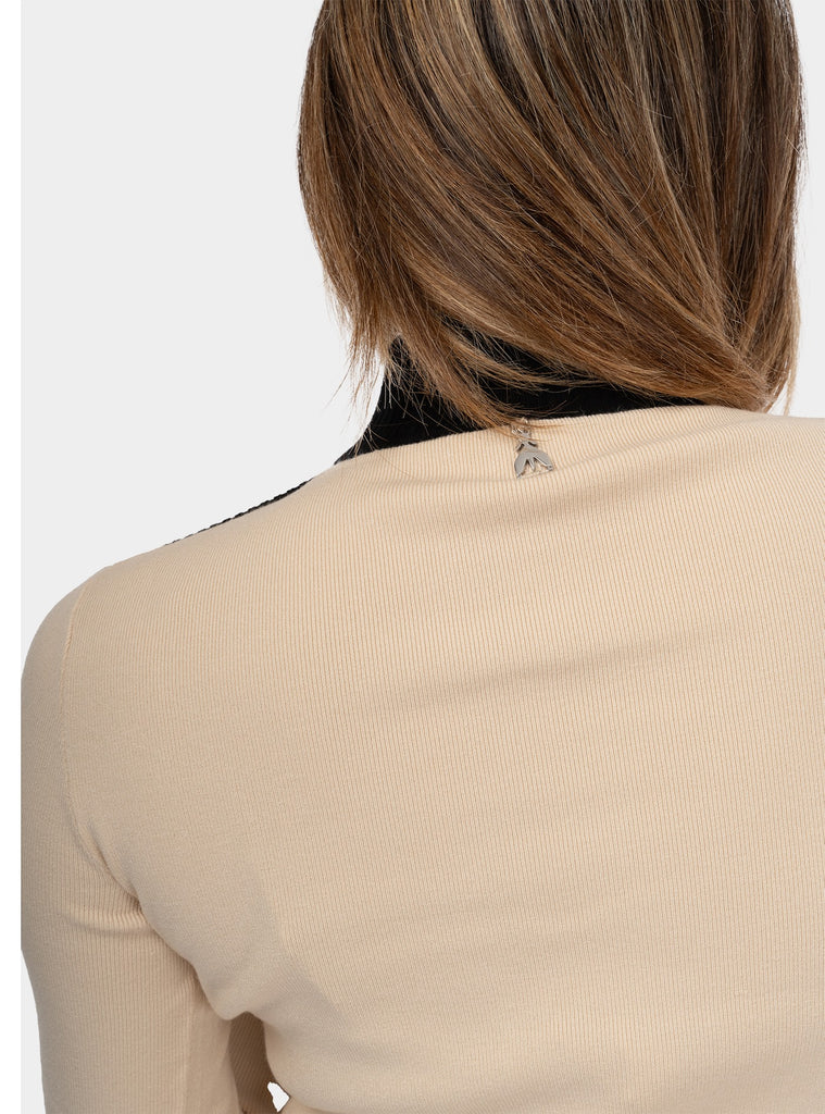 immagine-4-patrizia-pepe-abito-midi-in-misto-viscosa-panna-nero-abito-donna-2a2863k7x5-j4c6pannanero