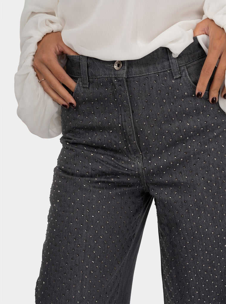 immagine-4-patrizia-pepe-jeans-vita-bassa-con-strass-grigio-jeans-donna-8p0610d080-s684grigio