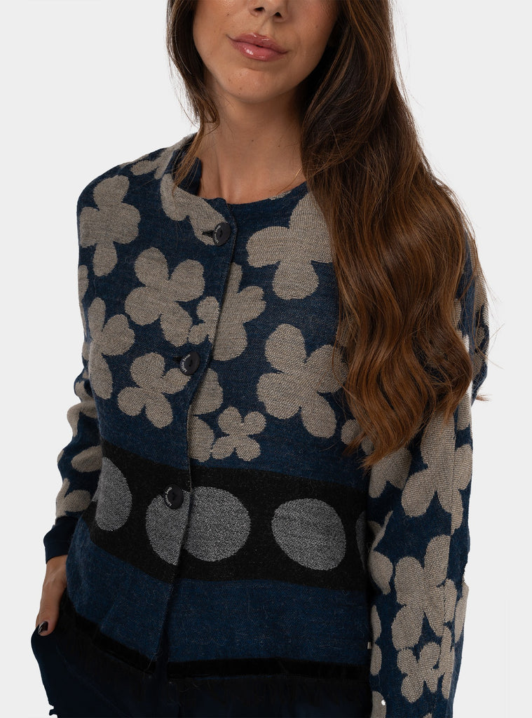 immagine-5-alessia-santi-giacca-in-maglia-multicolor-giacca-donna-421sd35102-429190multi