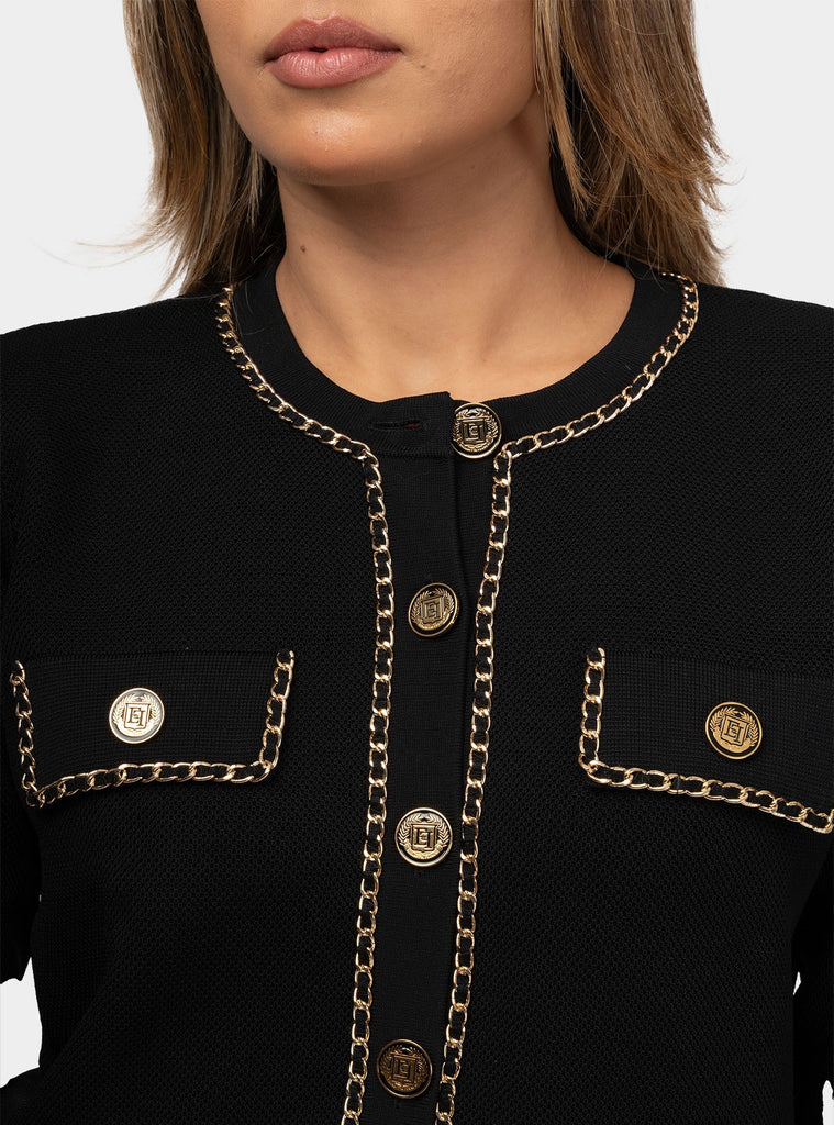 immagine-5-elisabetta-franchi-giacca-cropped-in-viscosa-con-catena-cardigan-donna-mk63b46e2-110nero