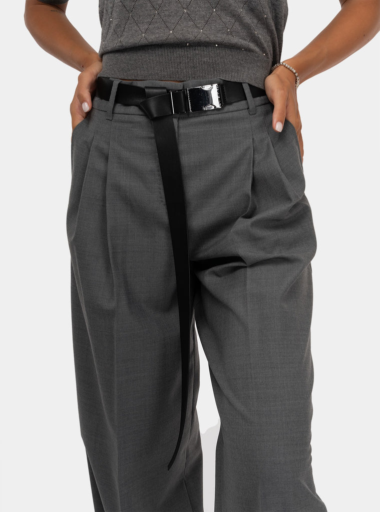 immagine-5-max-mara-studio-pantalone-in-gabardina-di-lana-pantalone-donna-juanita-003grigio