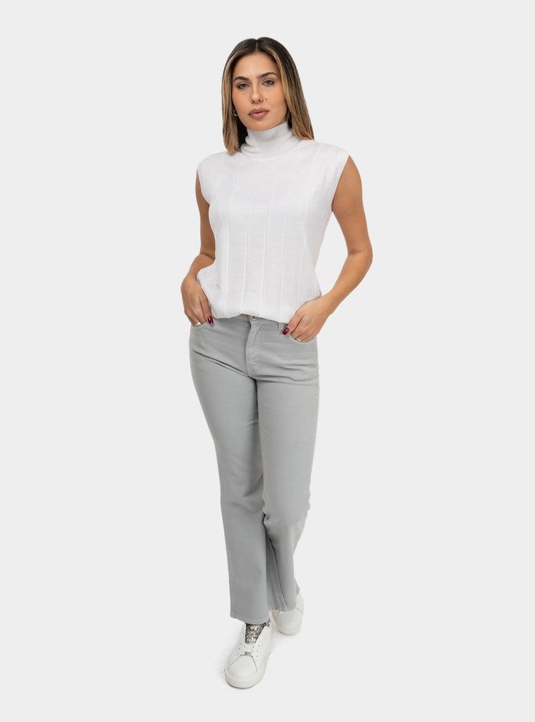 immagine-5-re-hash-pantalone-dakota-cinque-tasche-bootcut-polvere-pantalone-donna-p4300a642-4067polvere