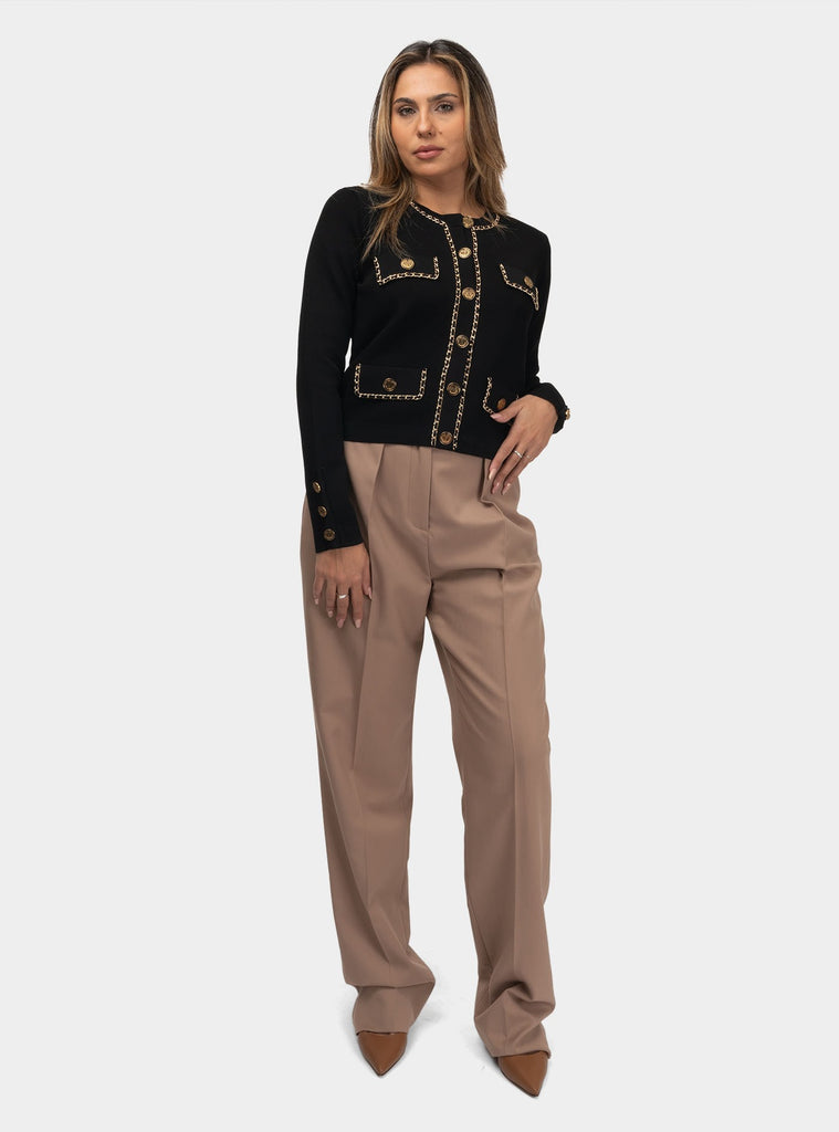 immagine-6-elisabetta-franchi-giacca-cropped-in-viscosa-con-catena-cardigan-donna-mk63b46e2-110nero