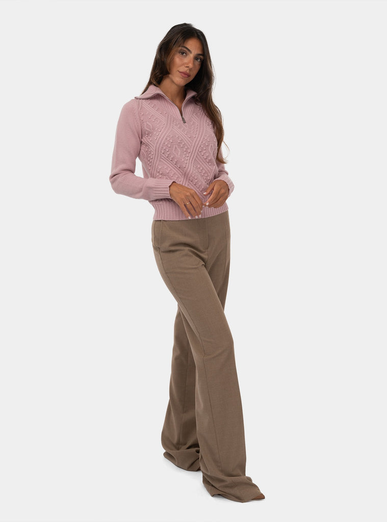 immagine-6-max-mara-studio-maglia-in-misto-cachemire-con-zip-maglia-donna-etra003-rosa