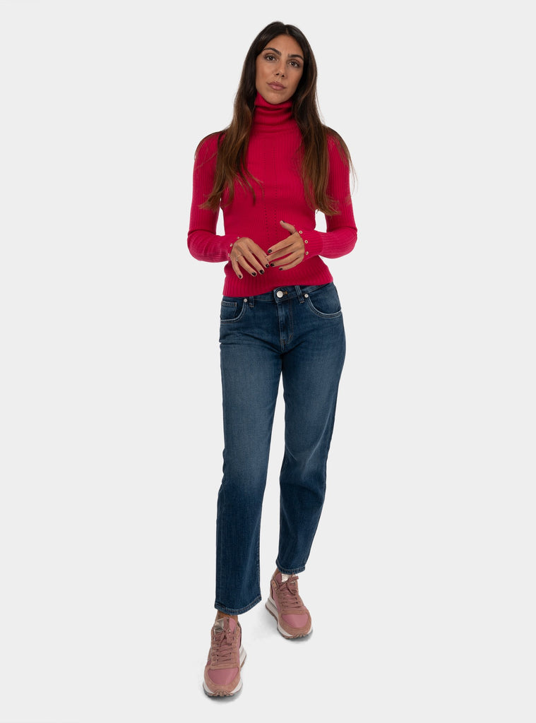 immagine-6-patrizia-pepe-maglia-a-collo-alto-in-lana-essential-fucsia-maglia-donna-8k0206km36-m513fucsia