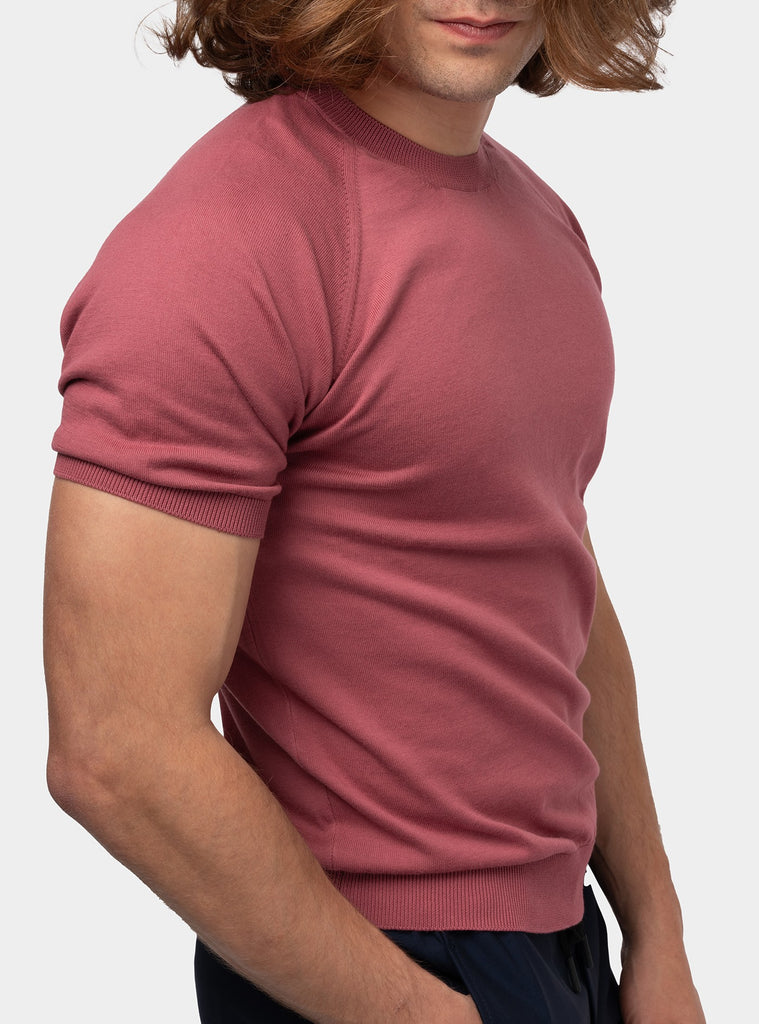 immagine-8-gran-sasso-paricollo-mezza-manica-in-cotone-organico-blu-maglia-uomo-5710418017-580