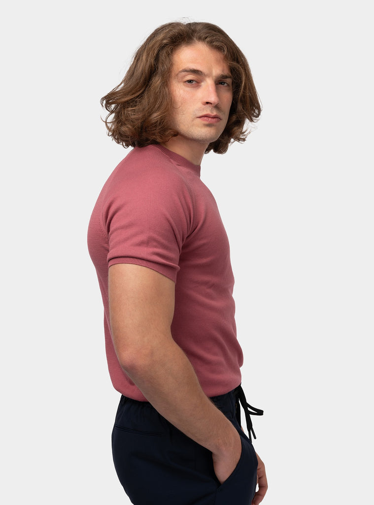 immagine-9-gran-sasso-paricollo-mezza-manica-in-cotone-organico-blu-maglia-uomo-5710418017-580