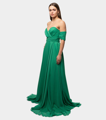 immagine-1-legora-abito-con-drappeggio-abito-donna-pe23at102-verde