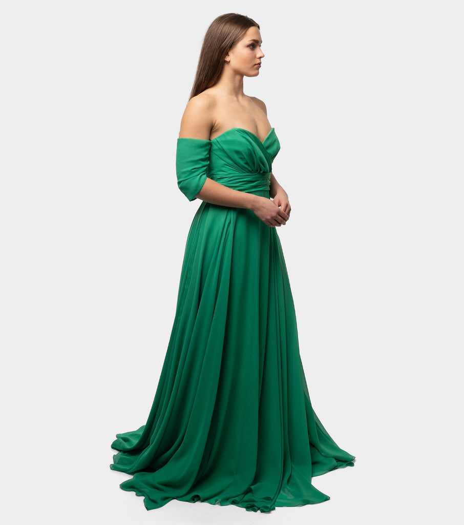 immagine-2-legora-abito-con-drappeggio-abito-donna-pe23at102-verde