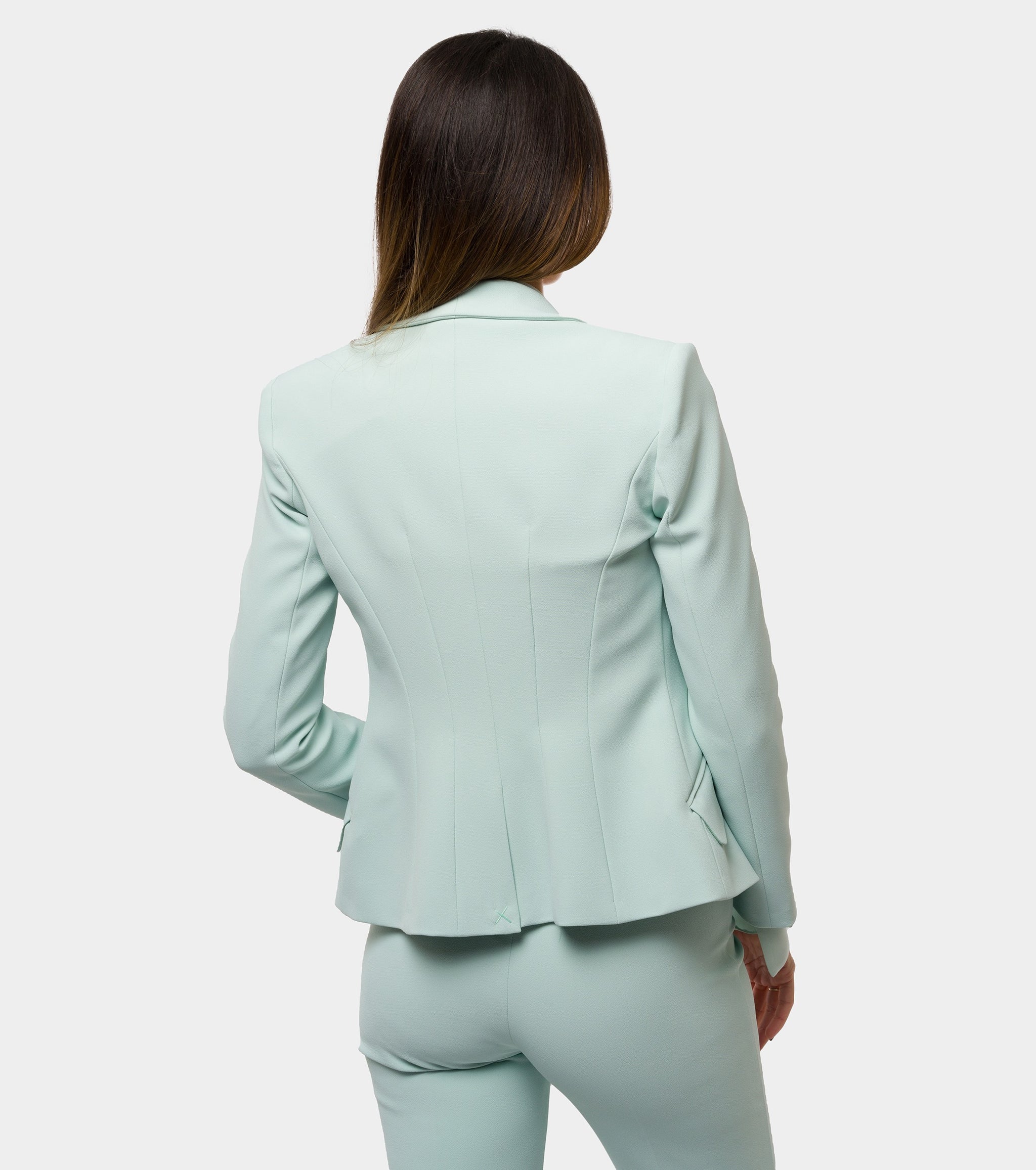 ELISABETTA FRANCHI Giacca doppiopetto in crêpe acqua Giacca Donna