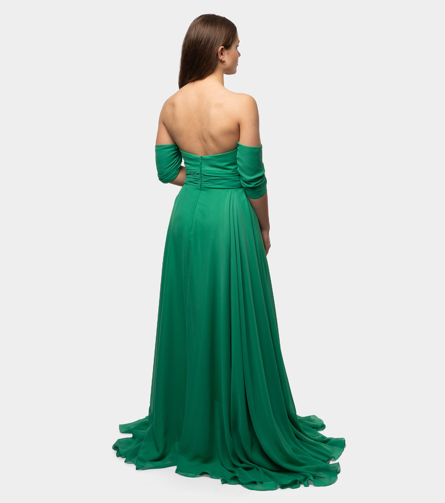 immagine-3-legora-abito-con-drappeggio-abito-donna-pe23at102-verde