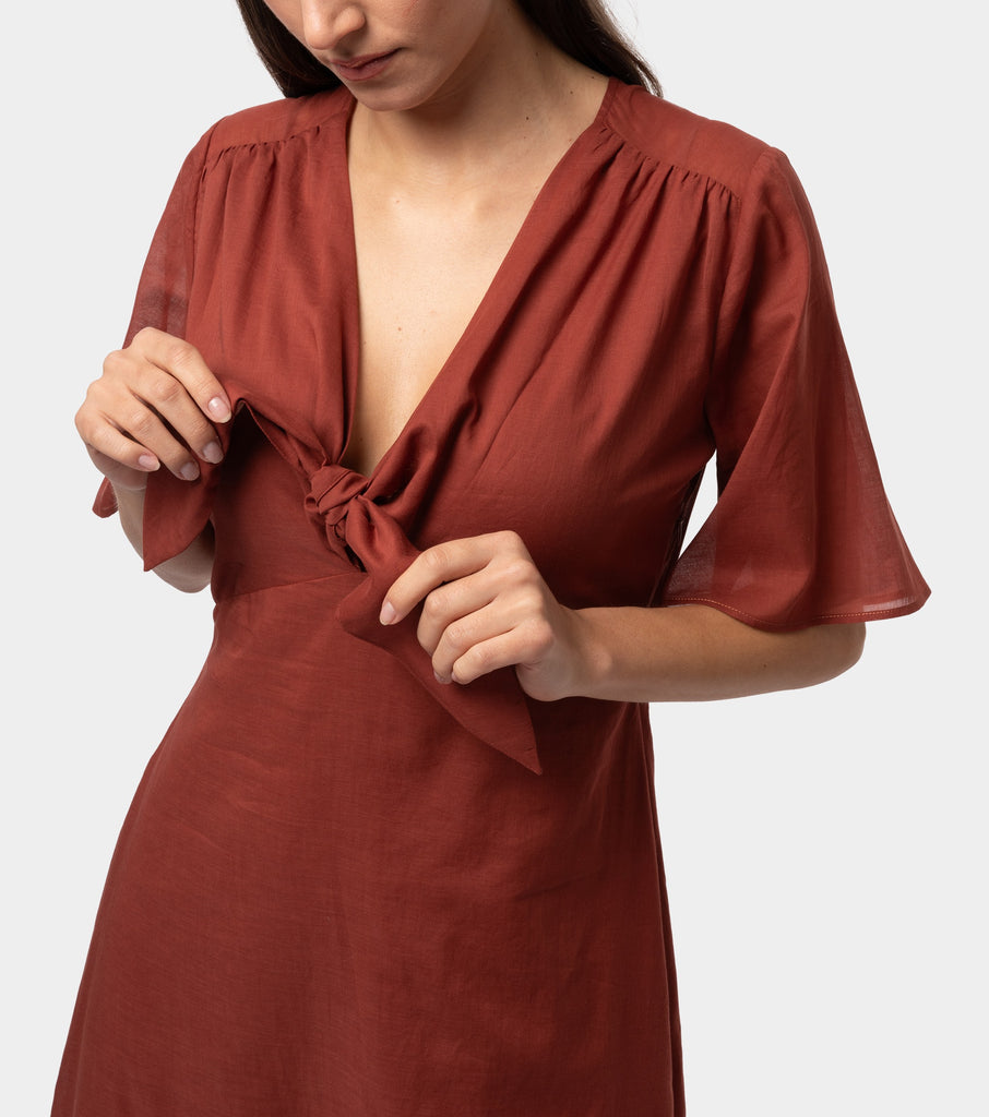 immagine-4-niu-abito-lungo-con-nodo-dattero-abito-donna-ss24117t028-dattero